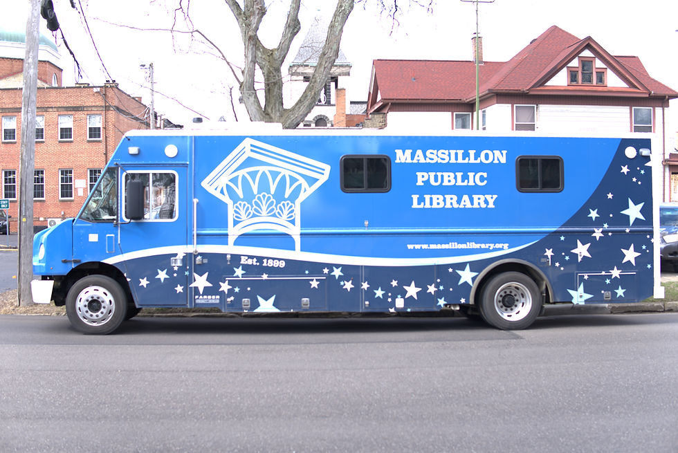 Picture of the newly acquired Bookmobile in 2024.